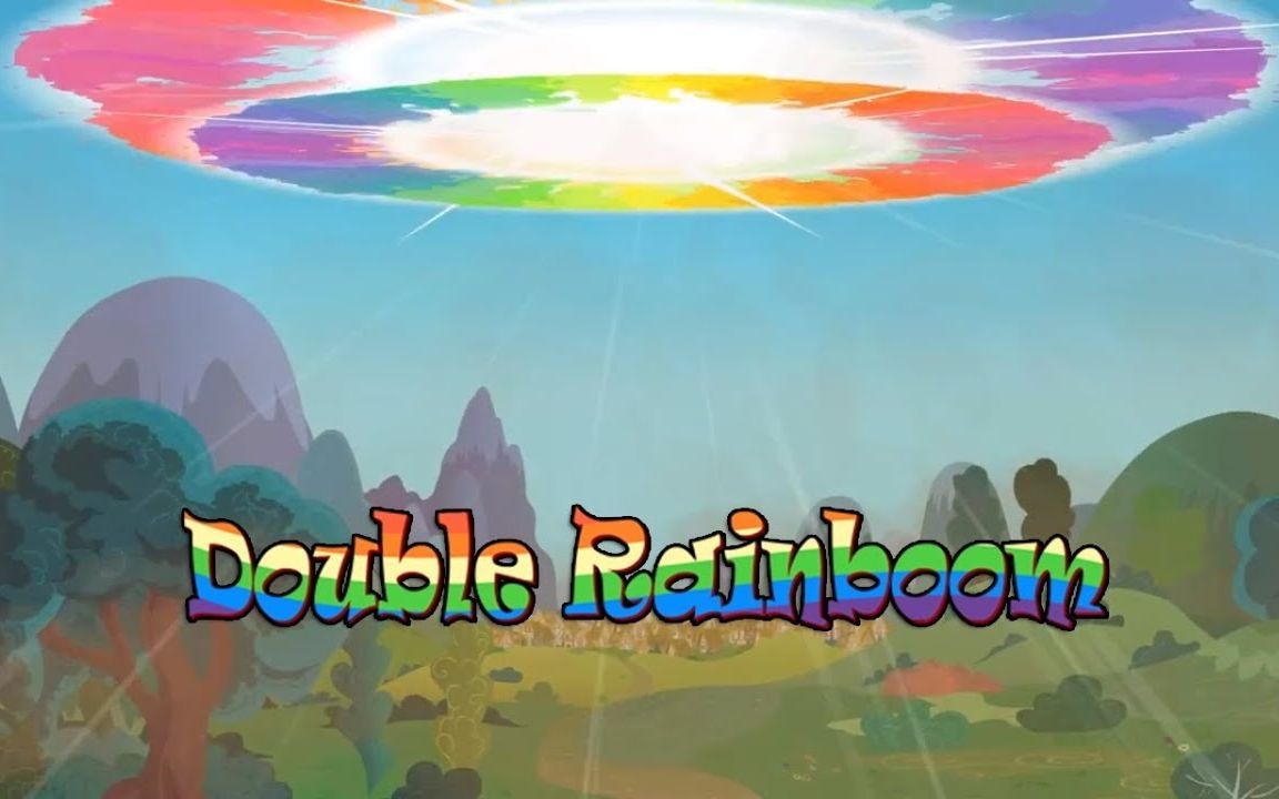 【双语字幕/60fps】Double Rainboom（双虹音爆）- Zachary Rich-EquestriaMemory