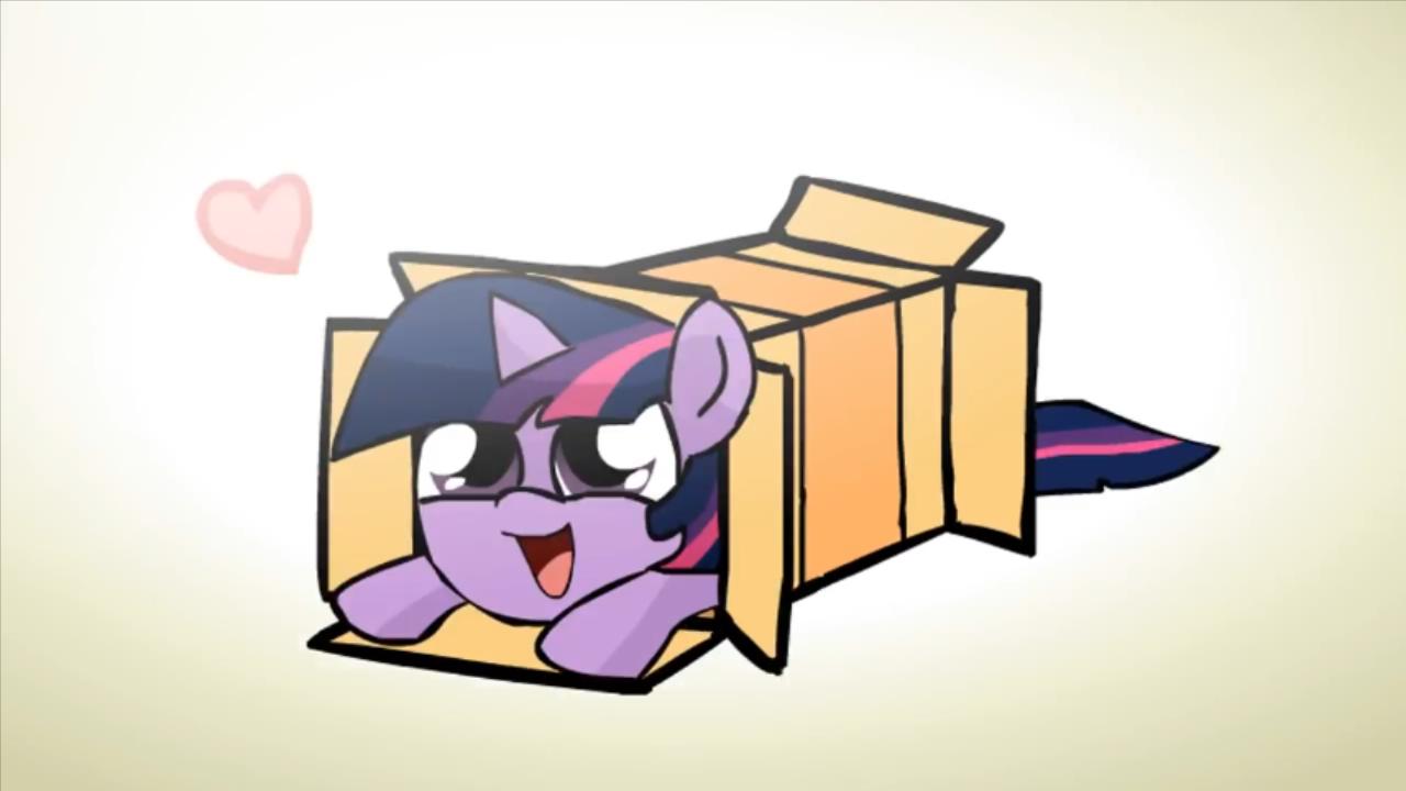 “小马滑入盒子”系列（Ponies sliding into a box）-EquestriaMemory