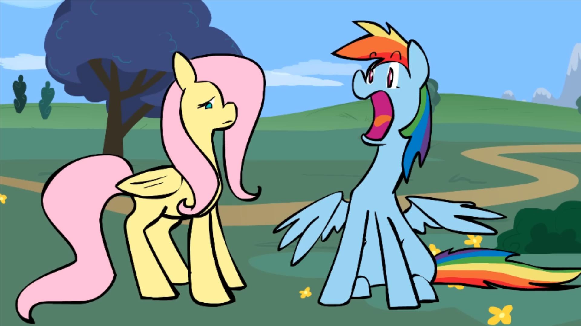 【鬼畜】小马高中：“你说什么？”（Pony High: Say What | Say My Little Pony）-EquestriaMemory